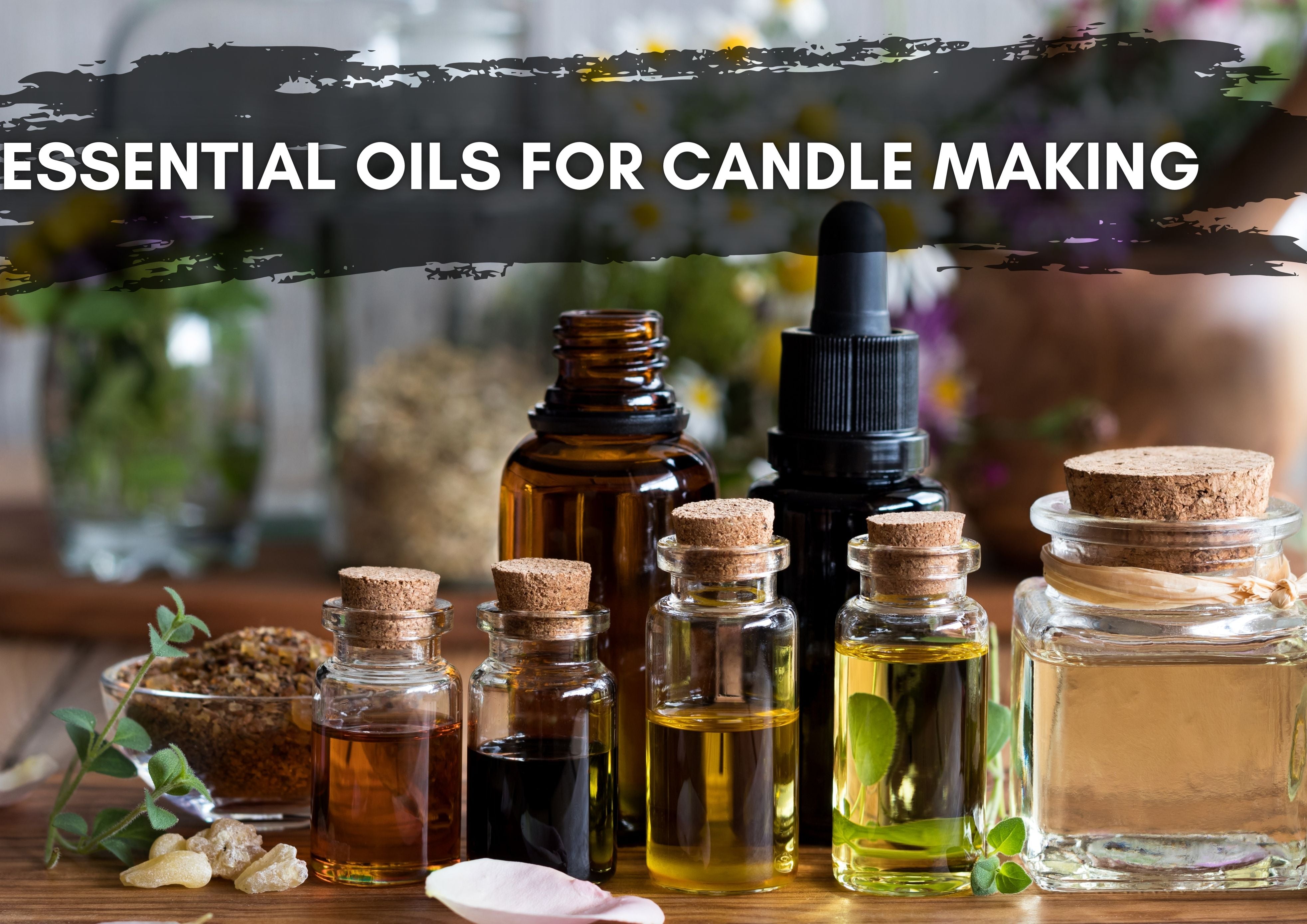 Essential oils for candle making