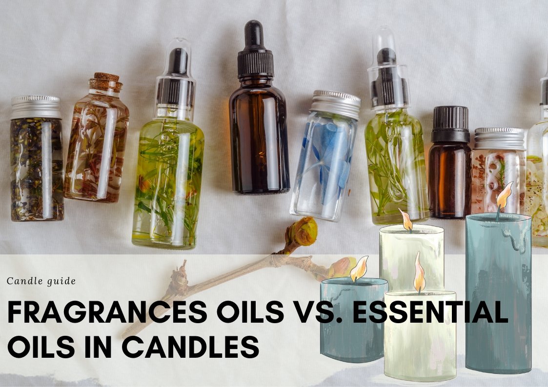 Fragrances Oils vs. Essential Oils in Candles