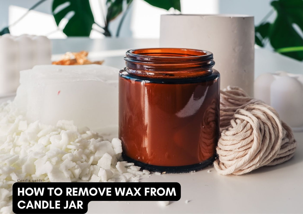 How to remove wax from candle jar Suffolk Candles