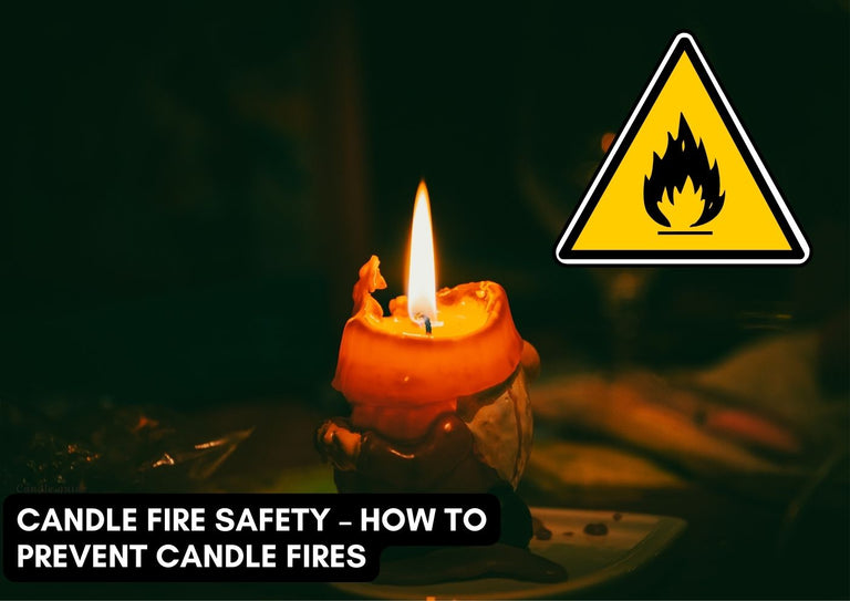 Candle fire safety how to prevent candle fires Suffolk Candles