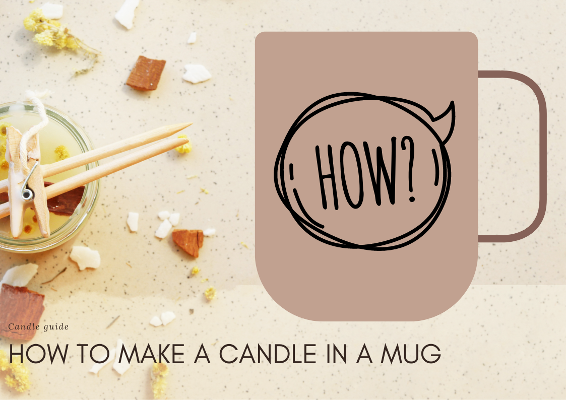 How to make a candle in a mug