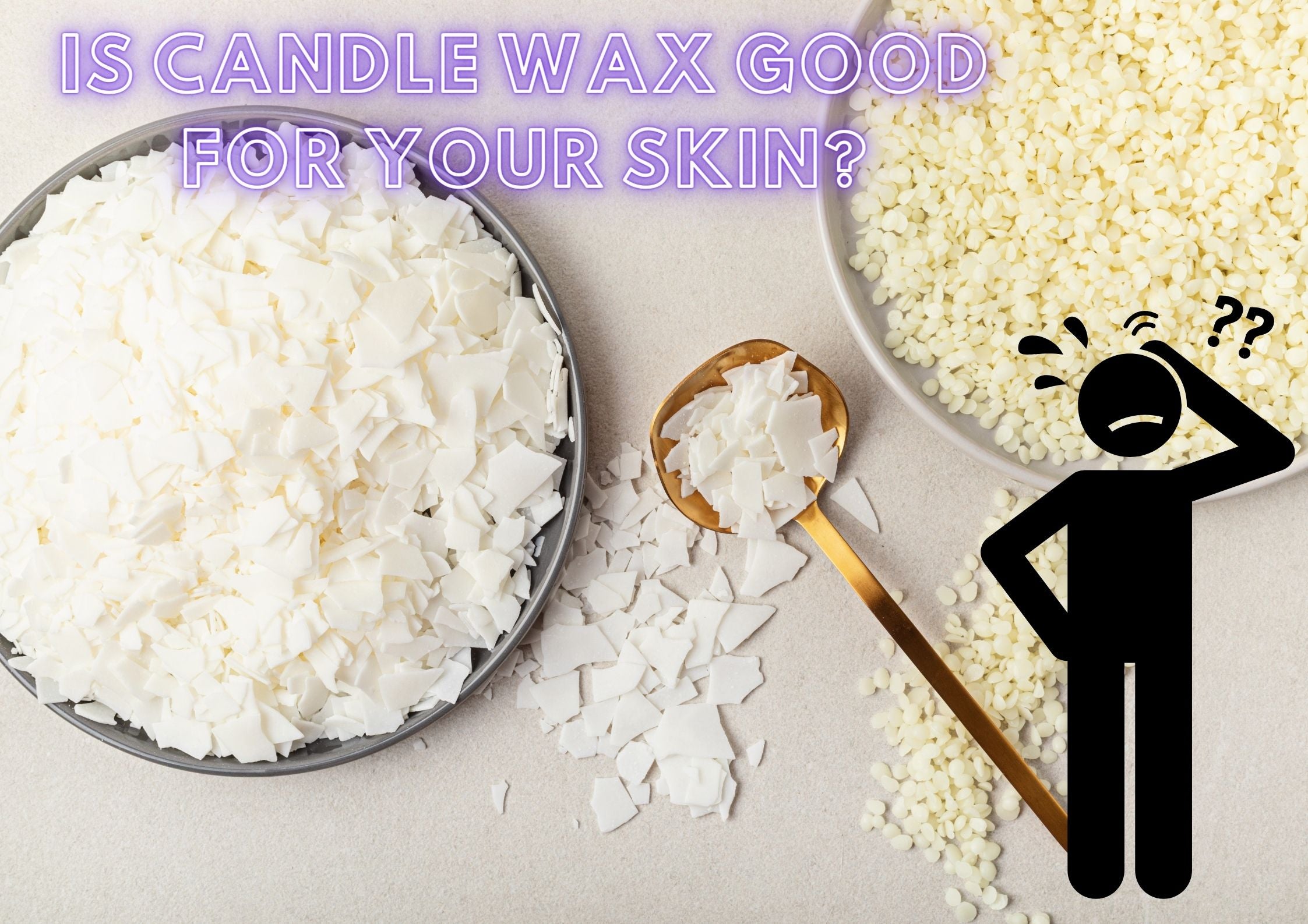 Is candle wax good for your skin?