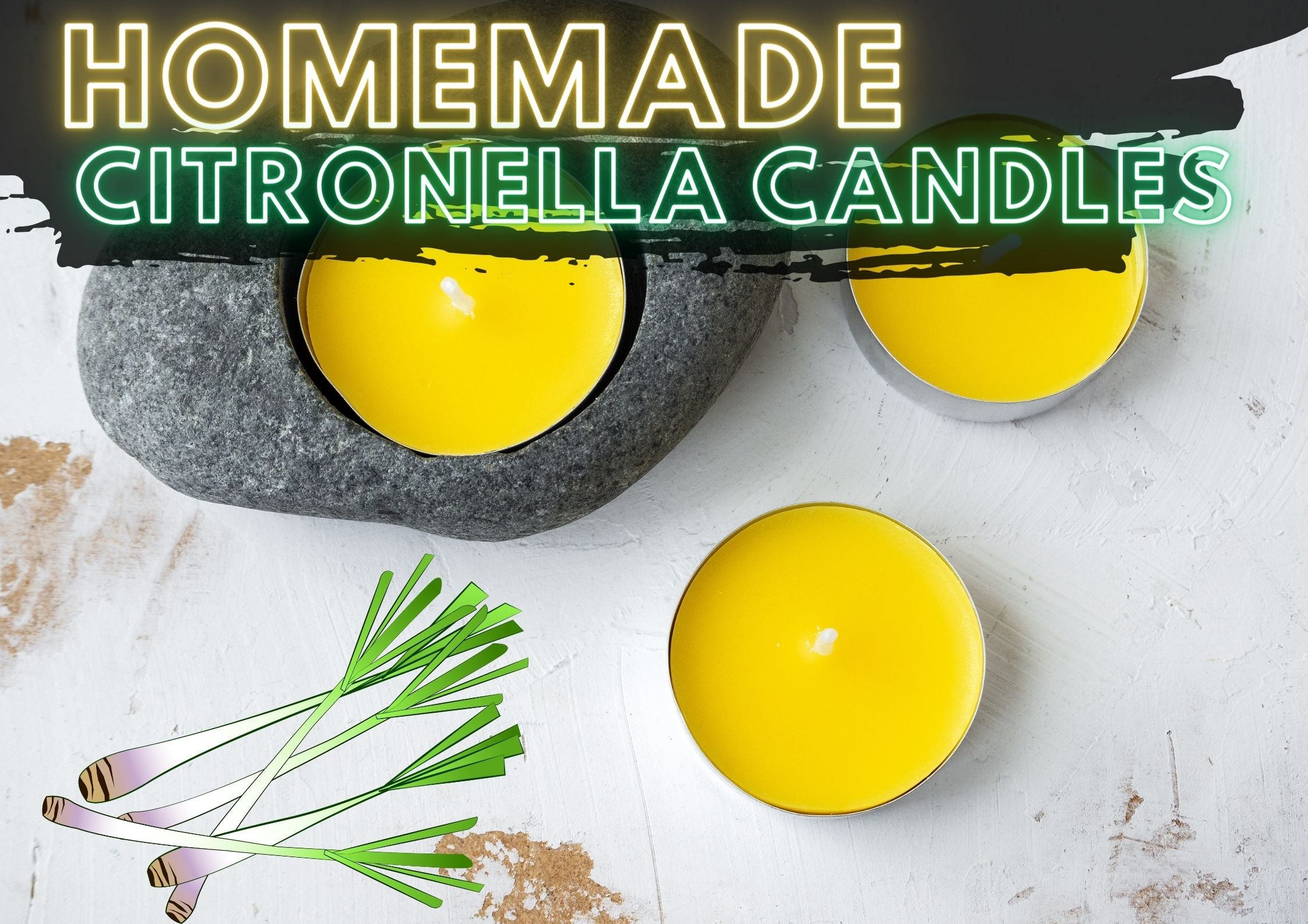 DIY Homemade Citronella Candle