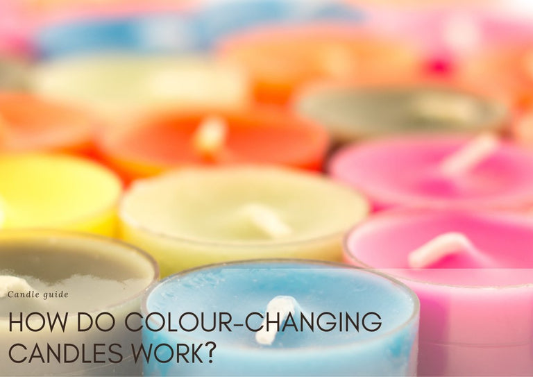 How do colourchanging candles work? Suffolk Candles
