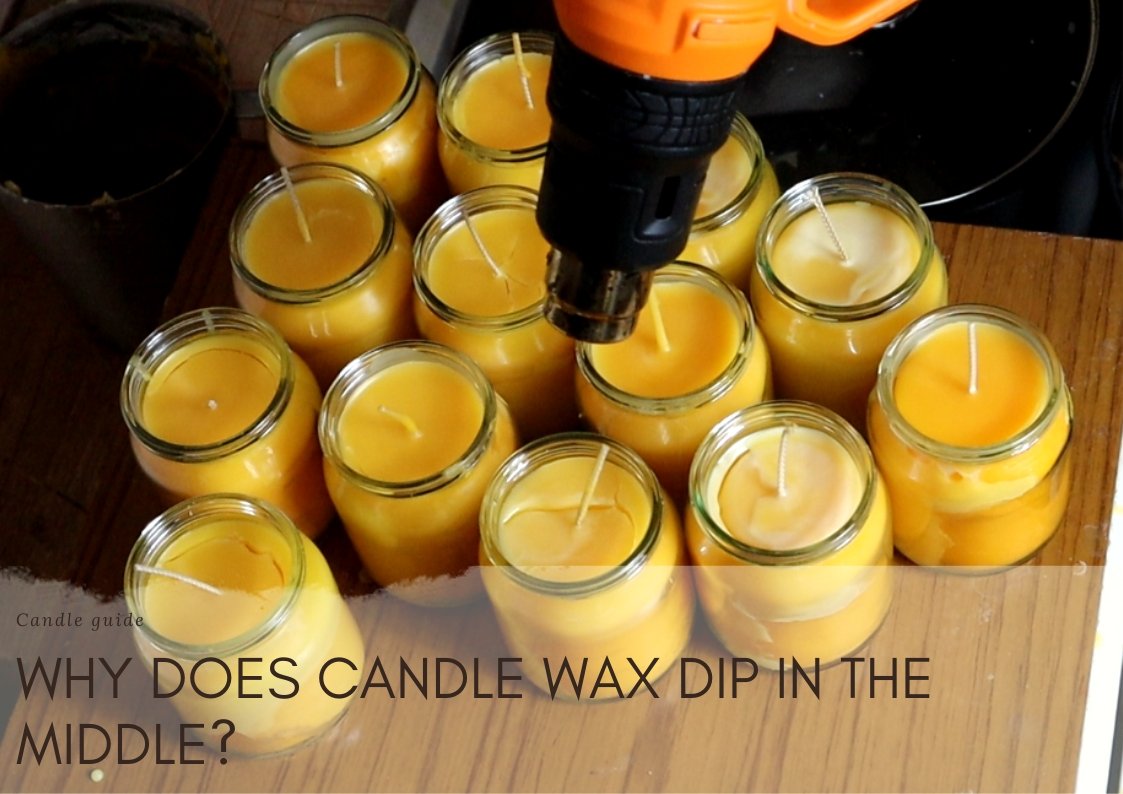 Why does candle wax dip in the middle? Suffolk Candles