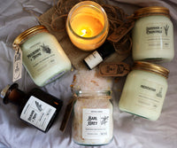 Thumbnail for Seaside Candle | Wood Sage & Sea Salt Scent | 60-Hour Burn Time | Handmade by Suffolk Candles