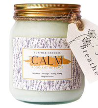 Thumbnail for Calm Candle + Essential Oil Bottle - Lavender, Ylang Ylang & Sweet Orange