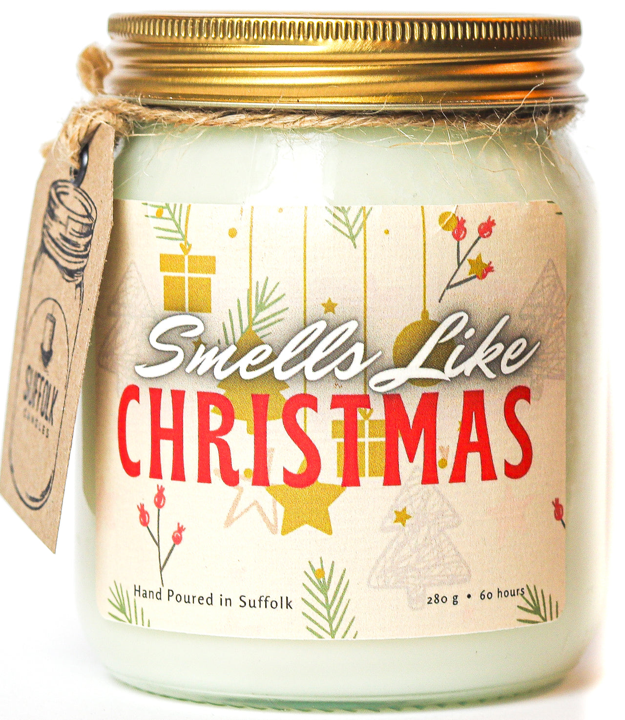 Christmas Candle | Smells just like Christmas Morning | Festive Candle | Cinnamon, Spice, Orange, Clove | Festive Scent | Vegan | 60-Hour Burn Time
